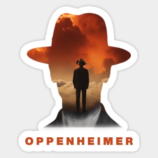 Oppenheimer Silhouette Sticker